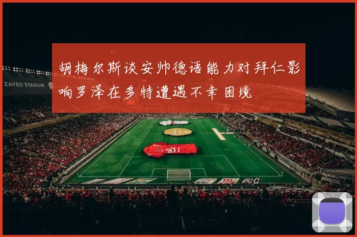 胡梅尔斯谈安帅德语能力对拜仁影响罗泽在多特遭遇不幸困境